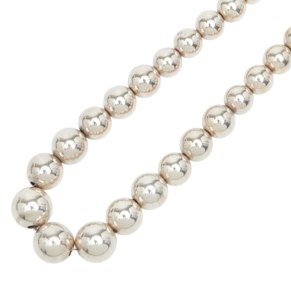Tiffany Handbags - Tiffany Co HardWear ball chain necklace silver